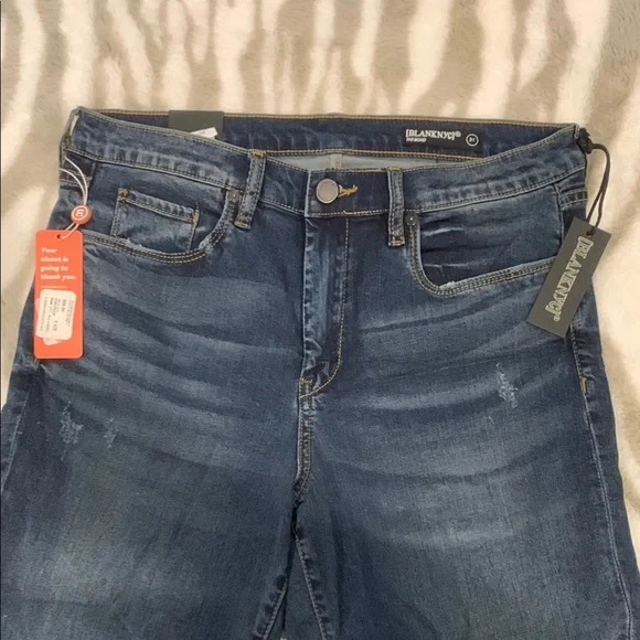 Blank NYC Blue Jeans with Distressed Style - Picture 5 of 7